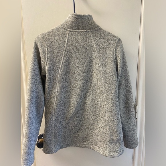 Northface Women’s Maggy Zip up Fleece Sweater Jacket Heather - Picture 4 of 4